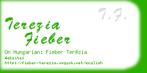 terezia fieber business card